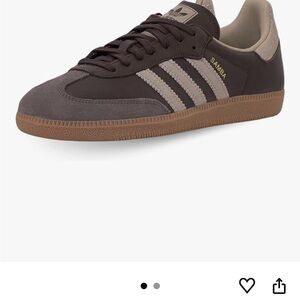 Adidas Samba Chocolate and Taupe Sneakers